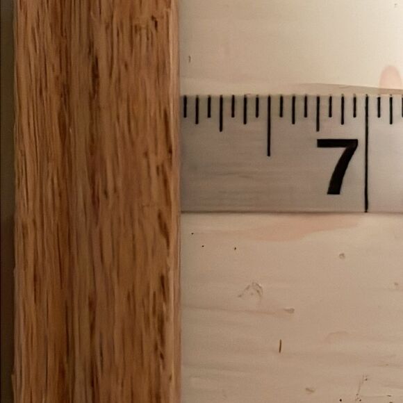 5” x 7”  single wide moulding rustic wood wall and desk mount picture frame - Picture 13 of 15